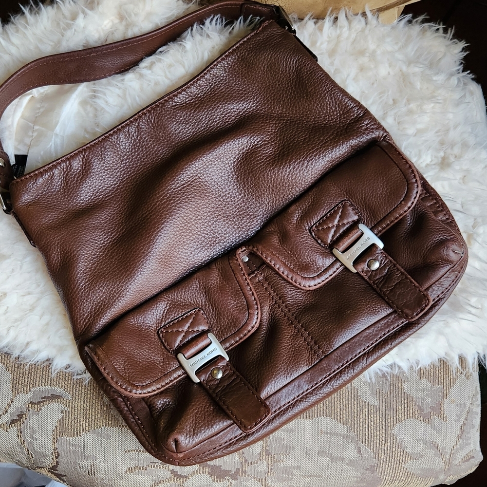 MICHAEL Michael Kors brown leather hobo bag